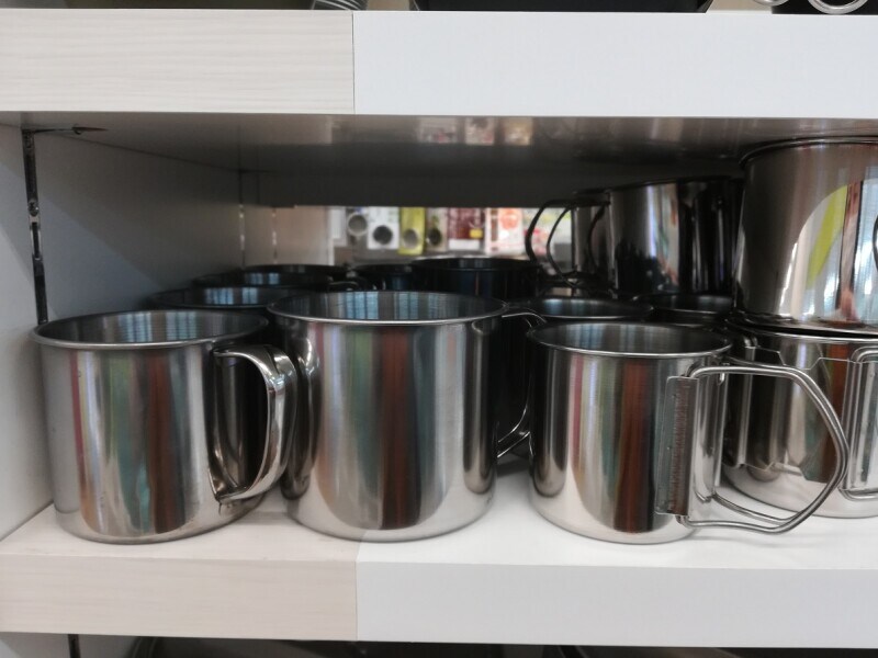 セリアの「ステンレス製マグカップ」