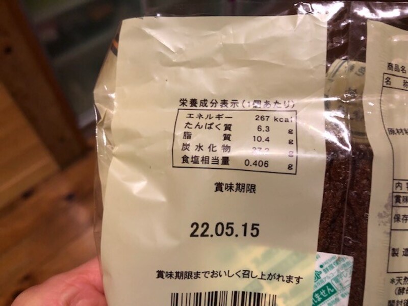 栄養成分表示