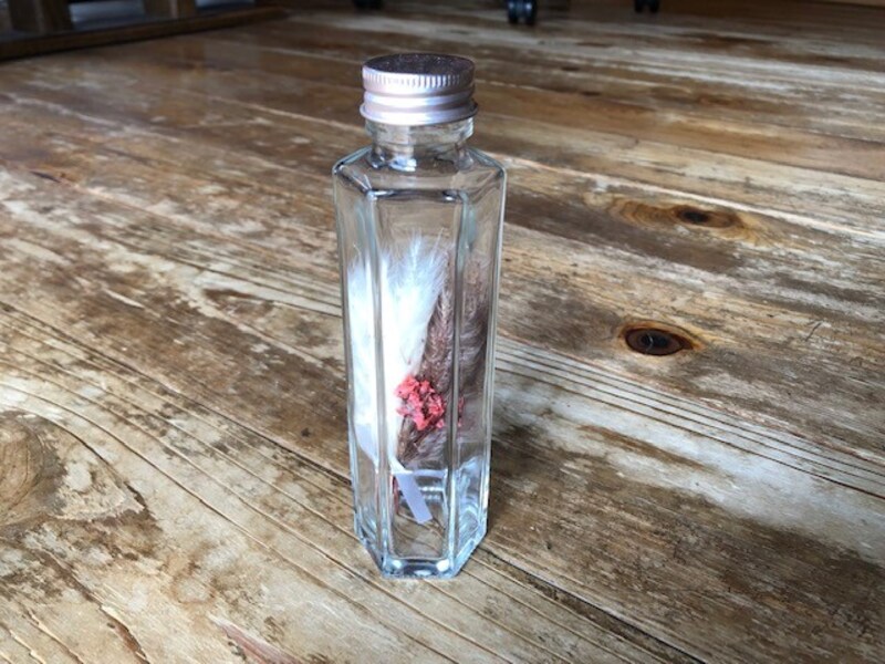 細長い瓶を活用