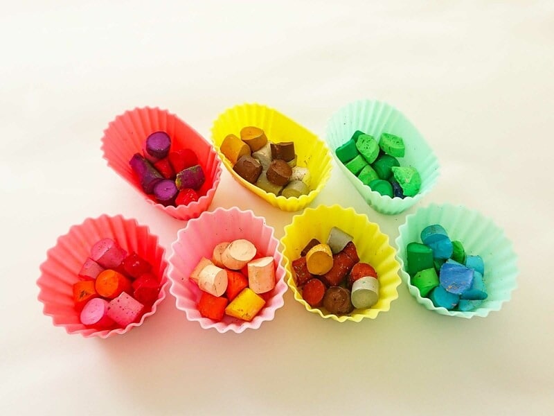 配色も考えてシリコン型に入れてみました