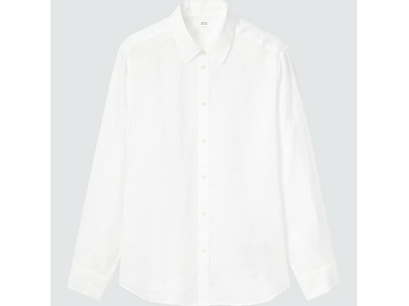 ユニクロ プレミアムリネンシャツ 2990円(税込)