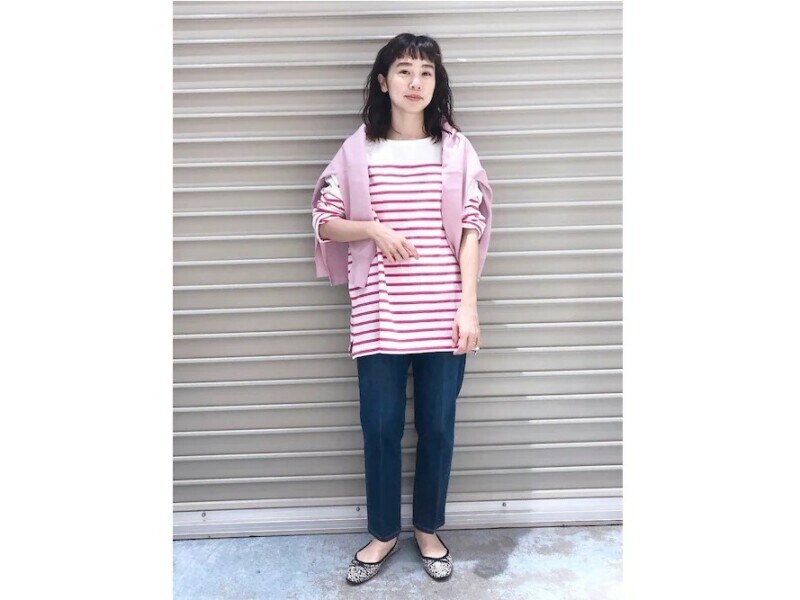 顔まわりを落ち着いて、きれいめに見せてくれる「パネルボーダー」　出典：WEAR