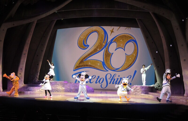 東京ディズニーシー20周年“シャイニング・ウィズ・ユー”