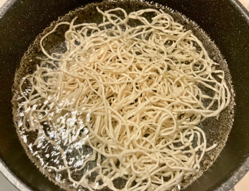 干絲炒肉絲の作り方1