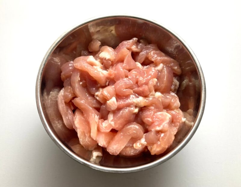 干絲炒肉絲の作り方2
