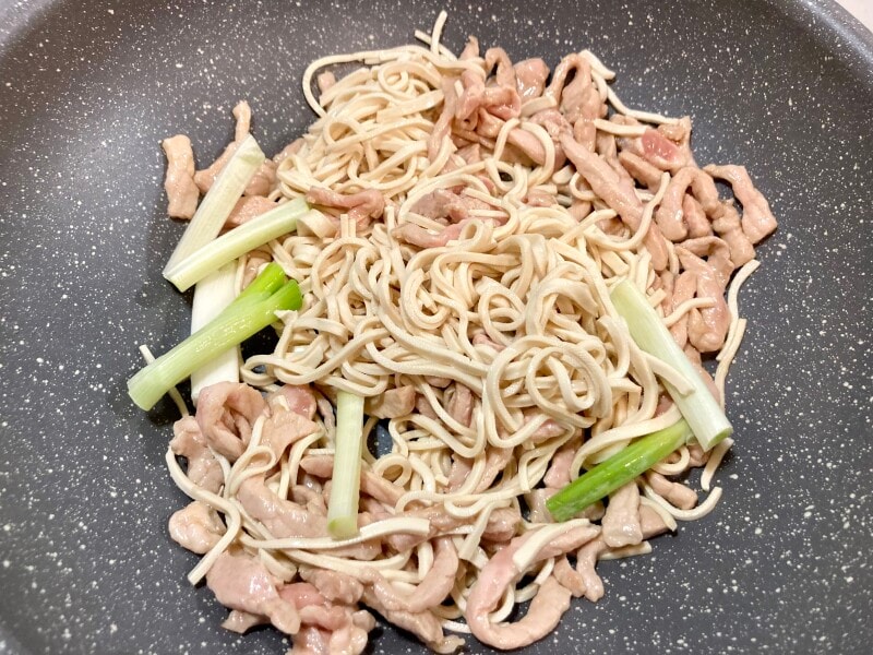 干絲炒肉絲の作り方5