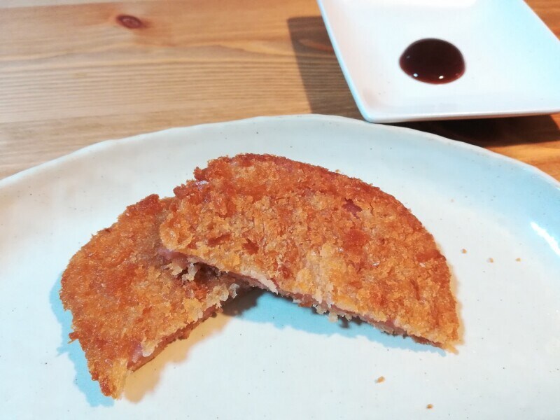 業務スーパーの「ハムカツ」のアレンジ