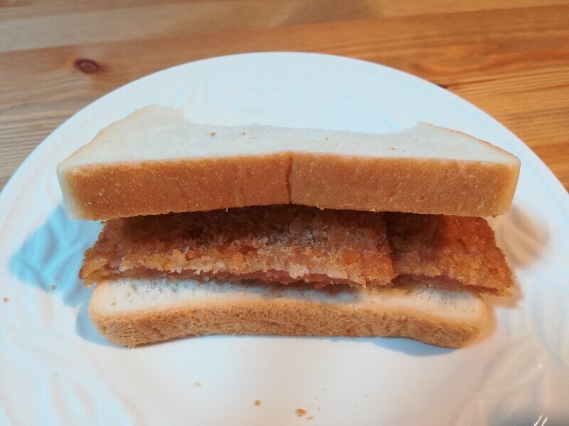 業務スーパーの「ハムカツ」のアレンジ