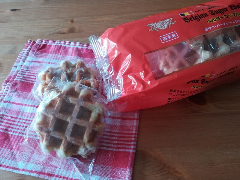 業務スーパーの「ベルギー産ワッフル」