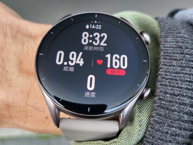 ウォーキングのデータ例