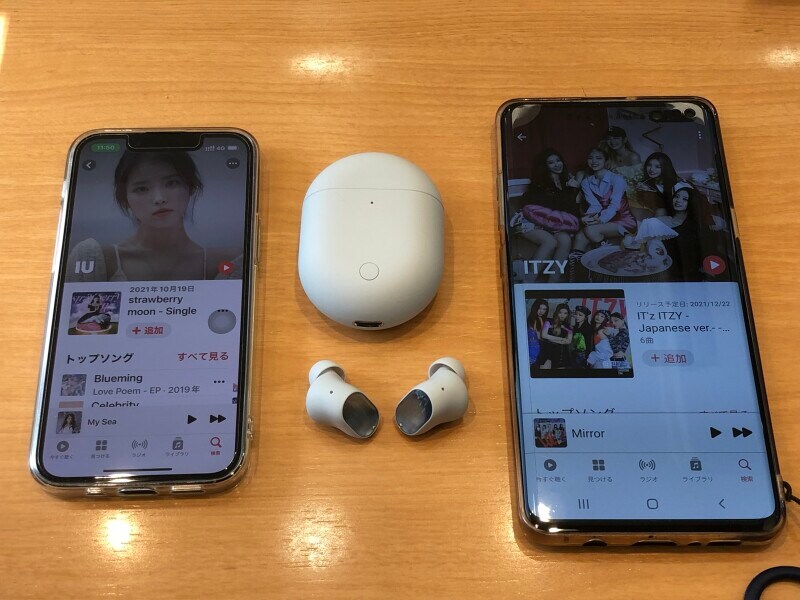 Redmi Buds 3 Proのデュアル接続例