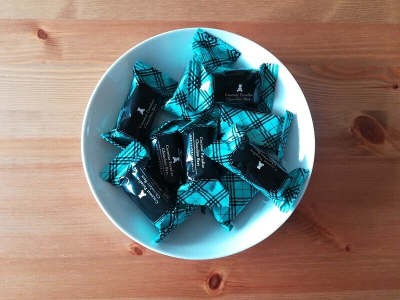 業務スーパーの「ココナッツパラダイスチョコレート」内容量