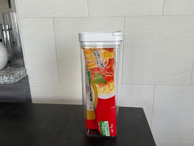 パスタなら約1.5㎏分が入る