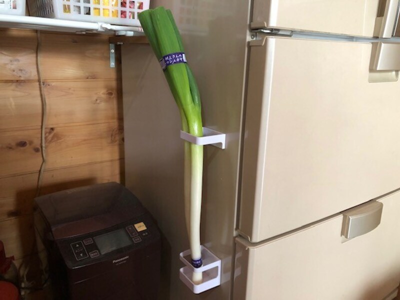 ネギを立てて収納