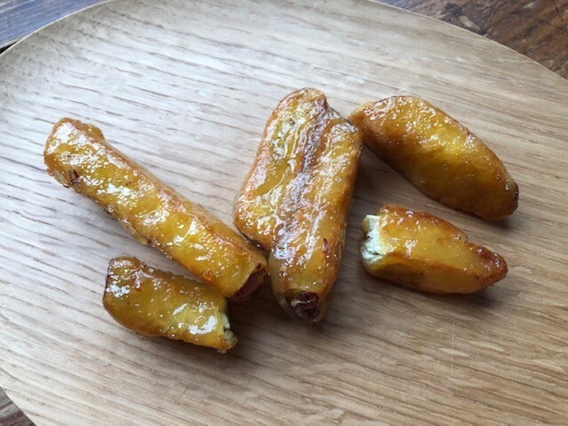 ファミリーマートの「お芋やさんが作ったカリホク大学いも」は大きさにばらつきがある