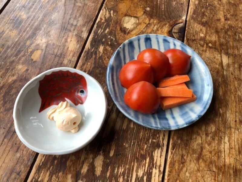 業務スーパーの明太マヨ「めんたいマヨソース」をディップソースとして使う