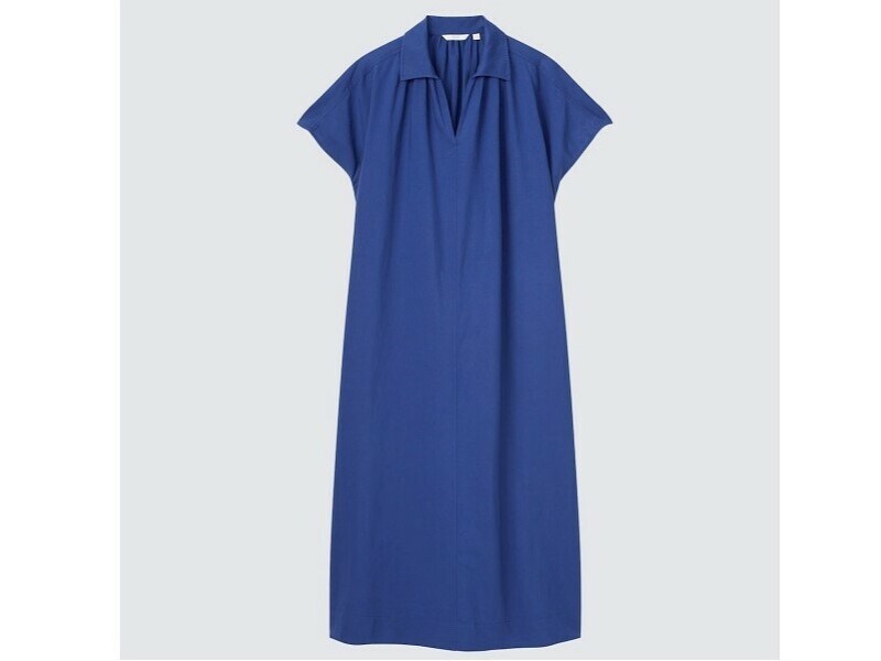 ユニクロ リネンブレンド カフタンワンピース 3990円(税込)