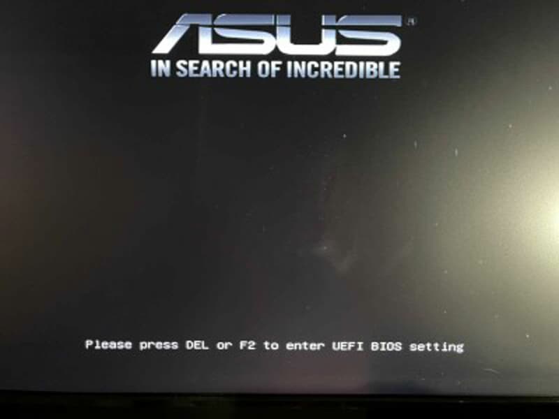 パソコンのUEFI BIOS