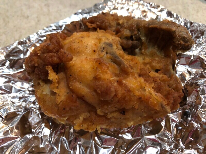 オーブンレンジで温めると肉は柔らかくなっていた