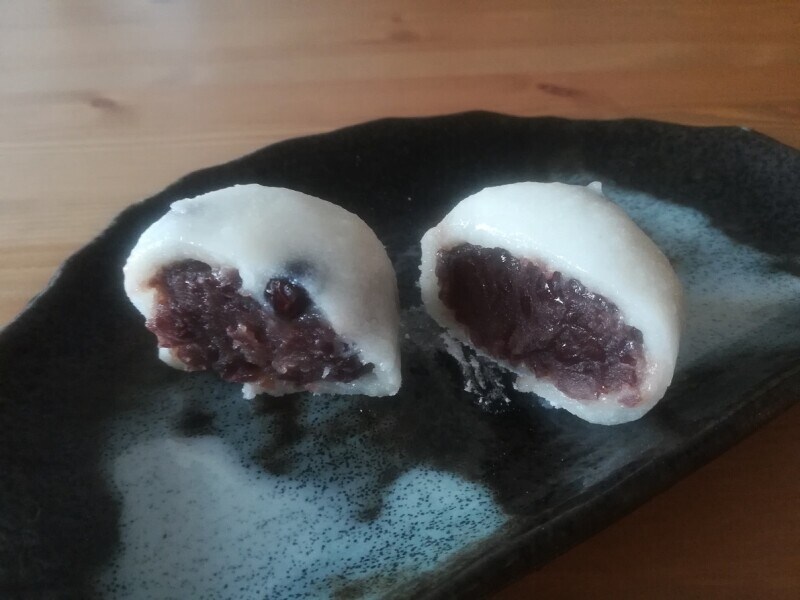 白州名水塩豆大福の味