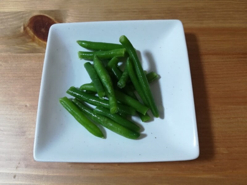 業務スーパーの冷凍野菜「いんげん」