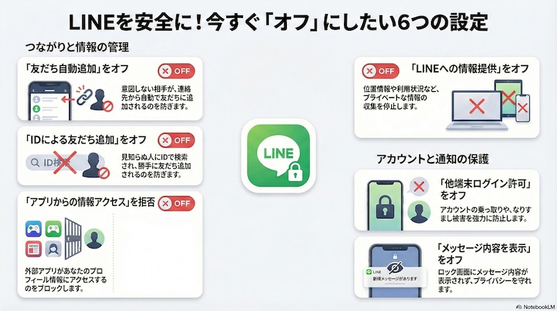 スマホにLINEを入れたらやっておきたい6つの設定とは