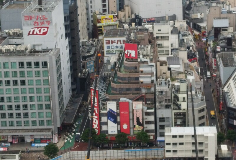 108Mモード撮影写真の中央部を拡大例