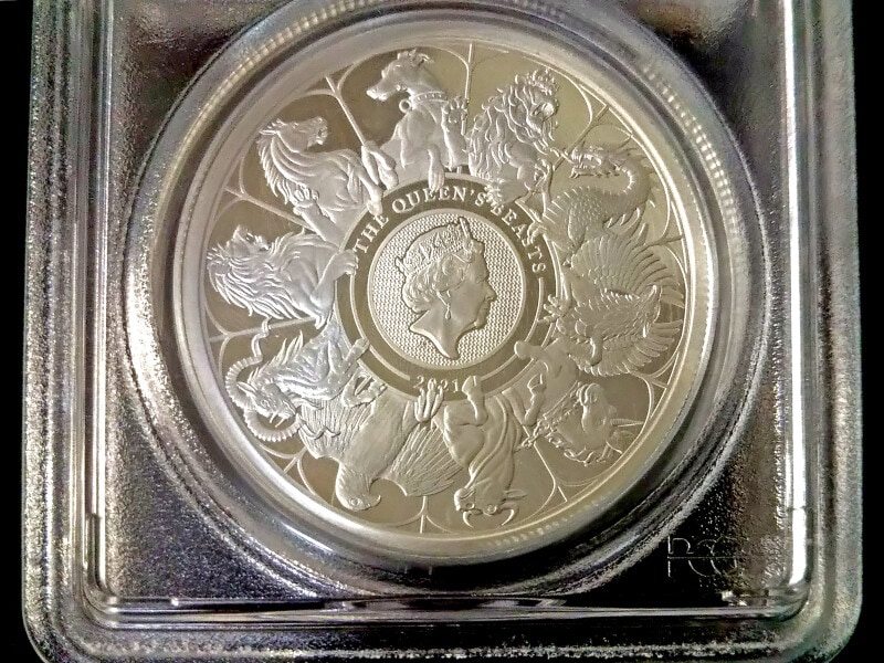 イギリス,モダンコイン,ウナとライオン,テンバガー,ヘリテージオークション,金貨,銀貨,貨幣,日本