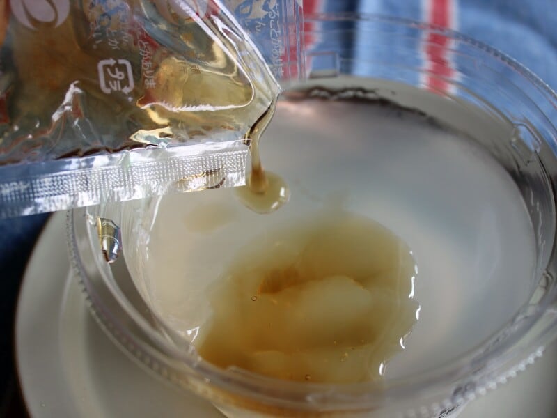 スプーンで食べる　くちどけわらび