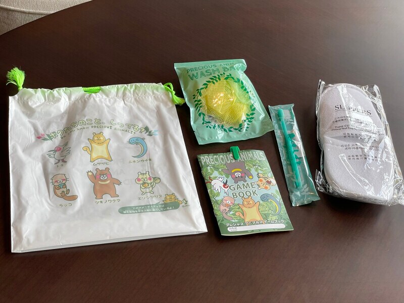 子ども用のアメニティセット