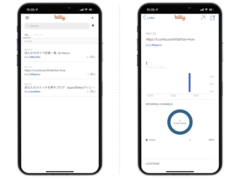iPhoneで長いURLを短縮する方法