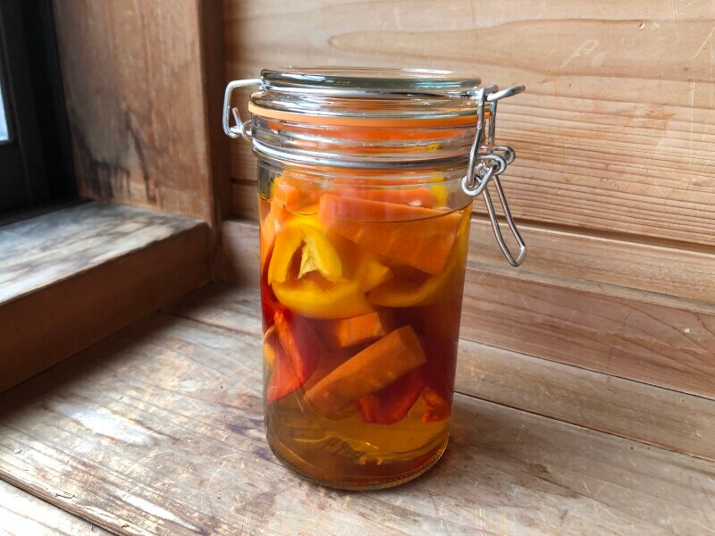 「ダイソーのレバー式ガラスポット」