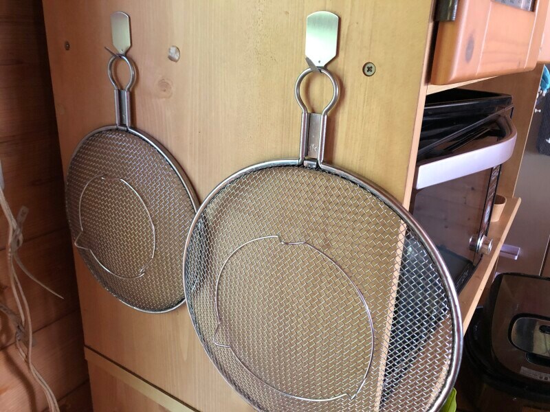 平ざるをかけるのに使っている