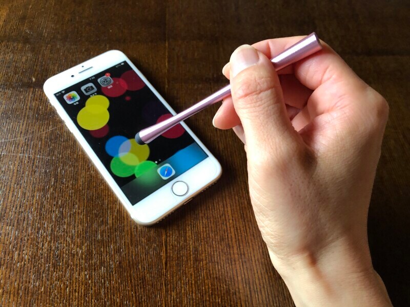 画面をタッチするとすぐに反応する