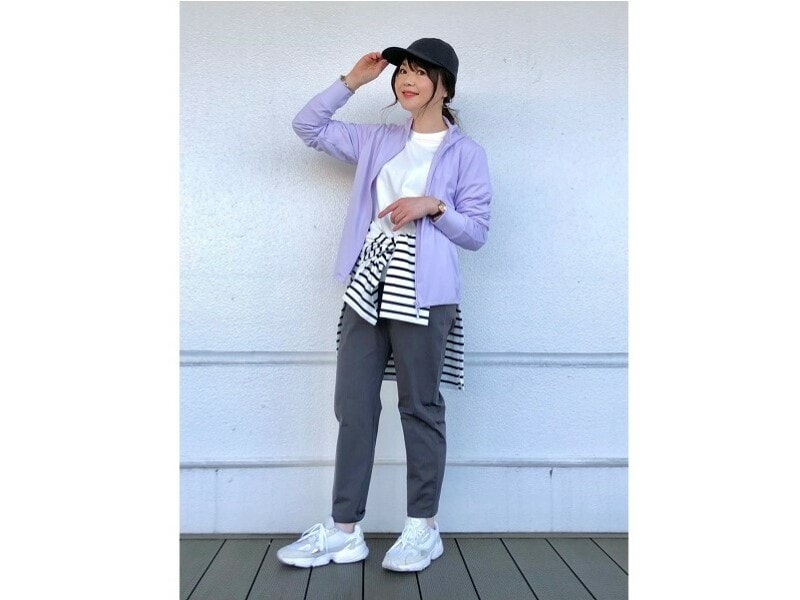 エアリズムのライトアウターと合わせて動きやすさ抜群! 出典:StyleHint