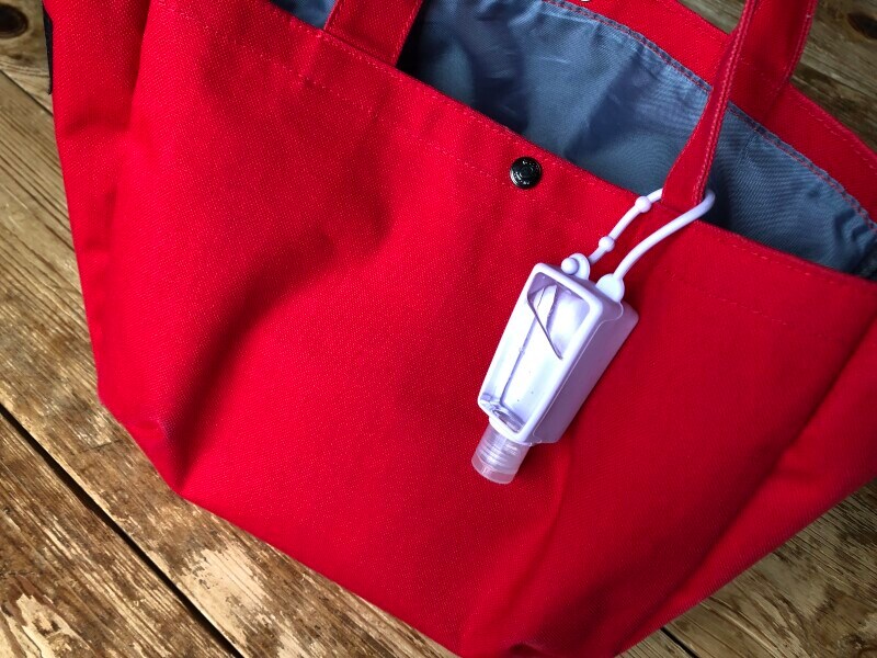 バッグにつけることができる