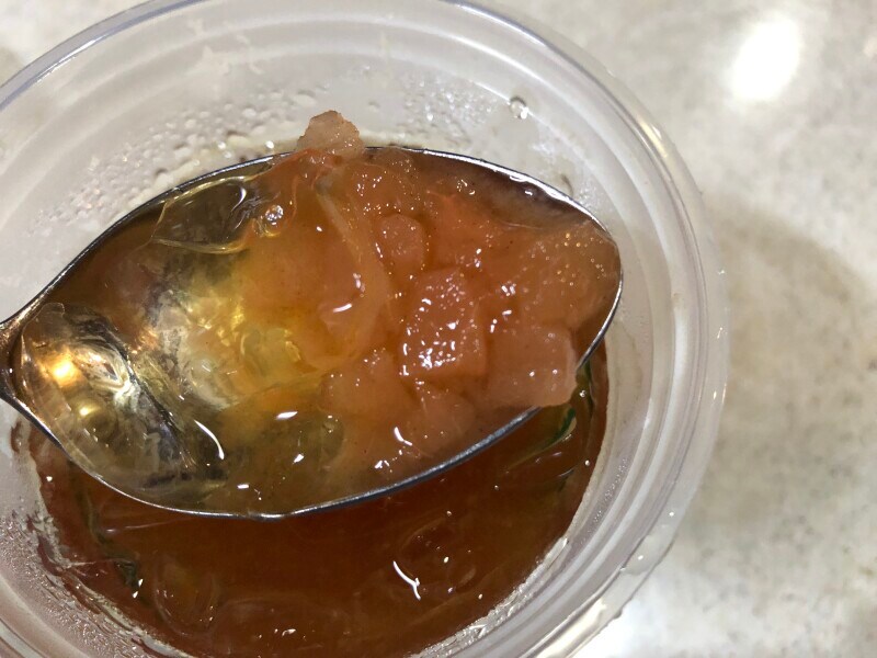 シナモンアップル果肉は大きめ