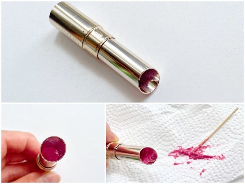 中身を全て出し切り、処分するように