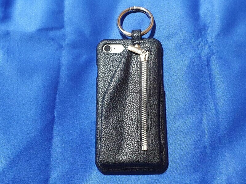 「コインケース付きレザーケース」