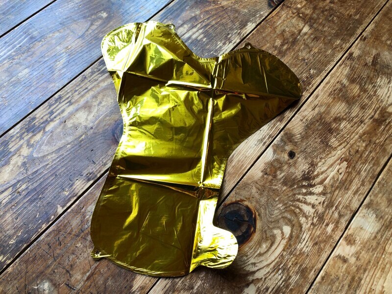 バルーンには空気が入っていない