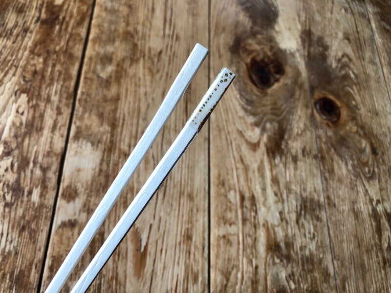 割り箸やスプーンなどの目印として使える