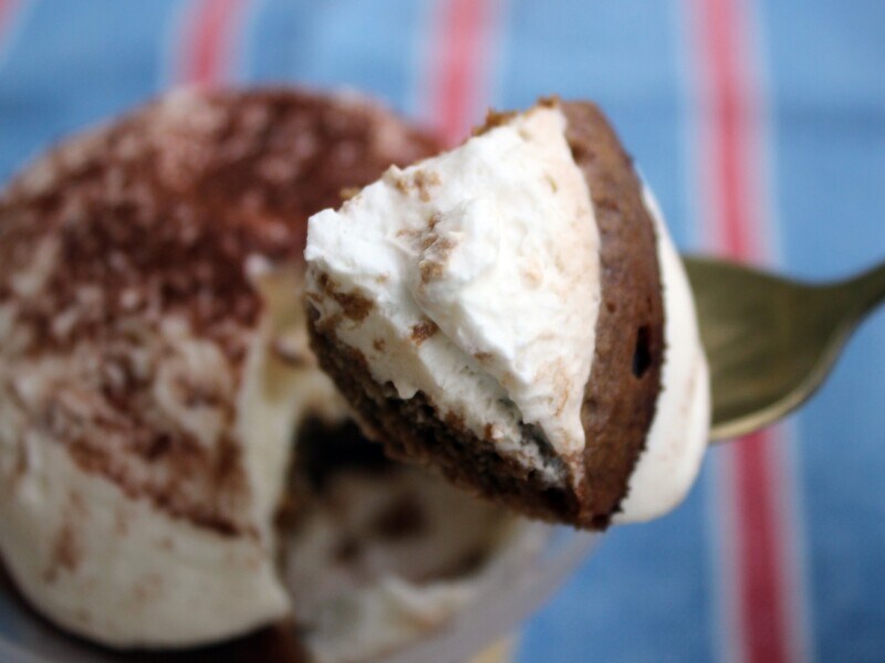 埋もれるティラミスプリン