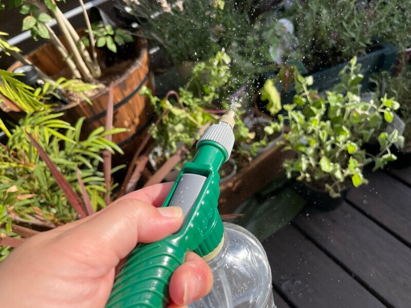 ダイソー加圧式霧吹き使い方