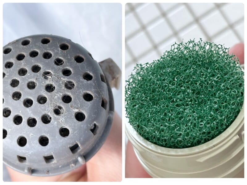 中にはフィルターがある風呂水ポンプ