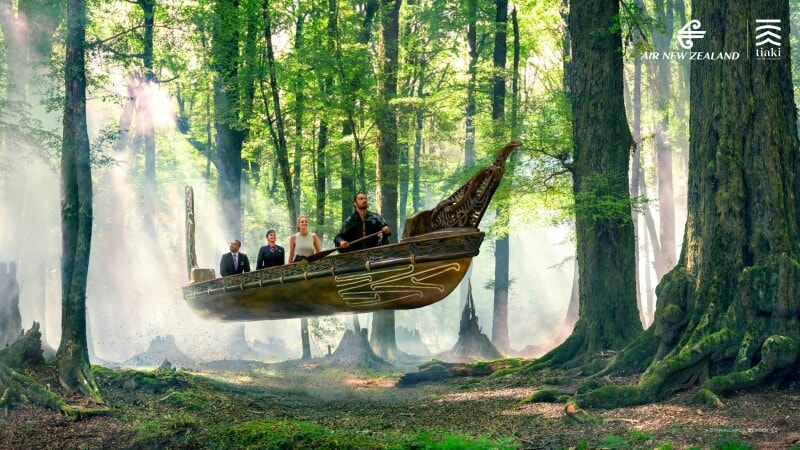 ニュージーランド航空の機内ビデオ。先住民マオリの神話と現代の客室乗務員がコラボしてユニーク