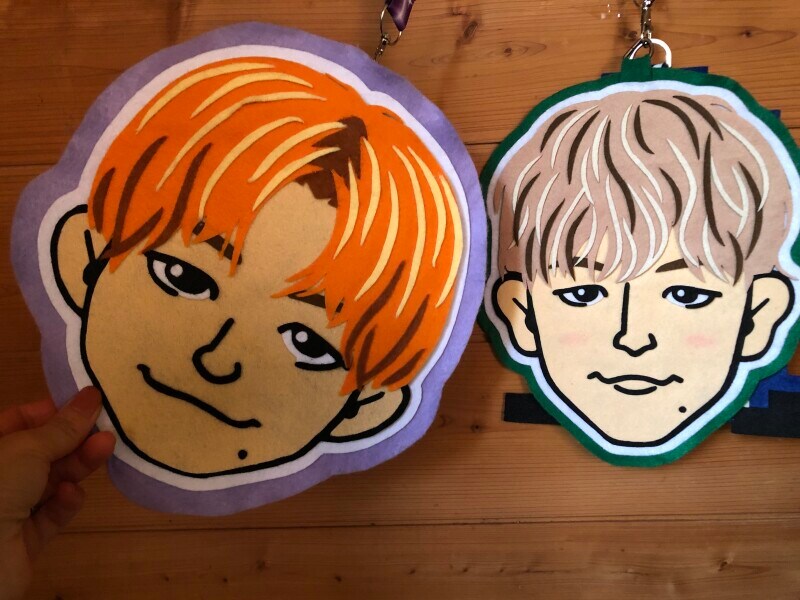 フェルトを使って推し活グッズを自分で作る