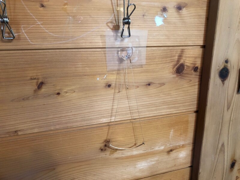 ネックレスの収納もできる