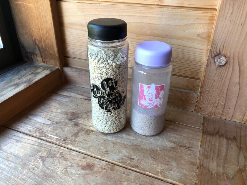 【100均】ダイソーの水筒「ドリンクボトル」は飲み物以外にも使える