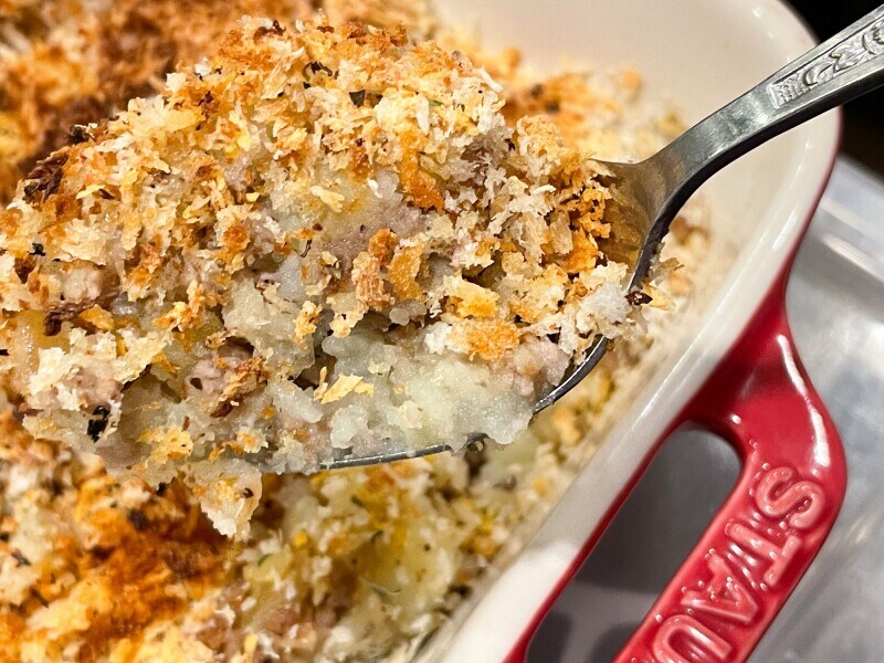 揚げずにできるスコップコロッケ