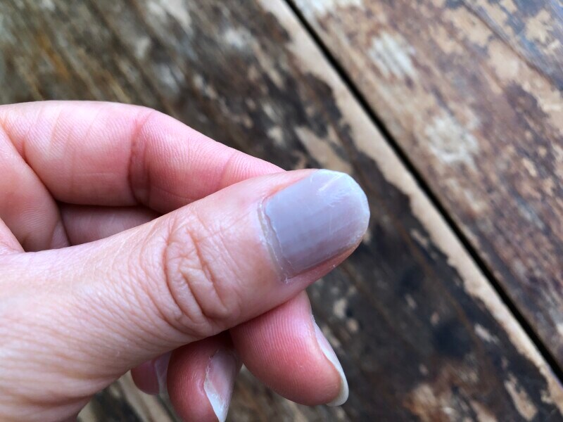 キャンドゥ「しずく ネイルポリッシュ」をつけて5日目